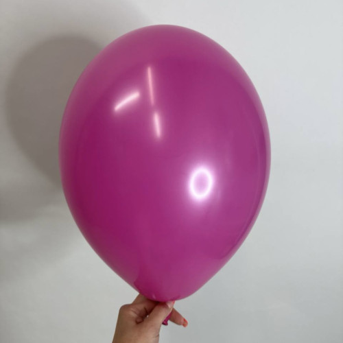 Шар латексный пастель фуксия 30 см