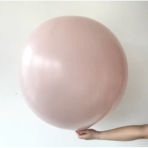 Шар (24''/61 см) Пыльная роза , пастель